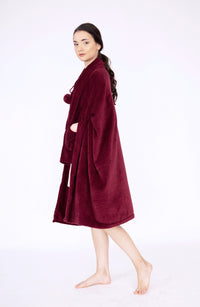 Chic Home Elke Plush Faux Fur Fleece Wrap 