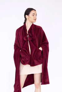 Chic Home Elke Plush Faux Fur Fleece Wrap 
