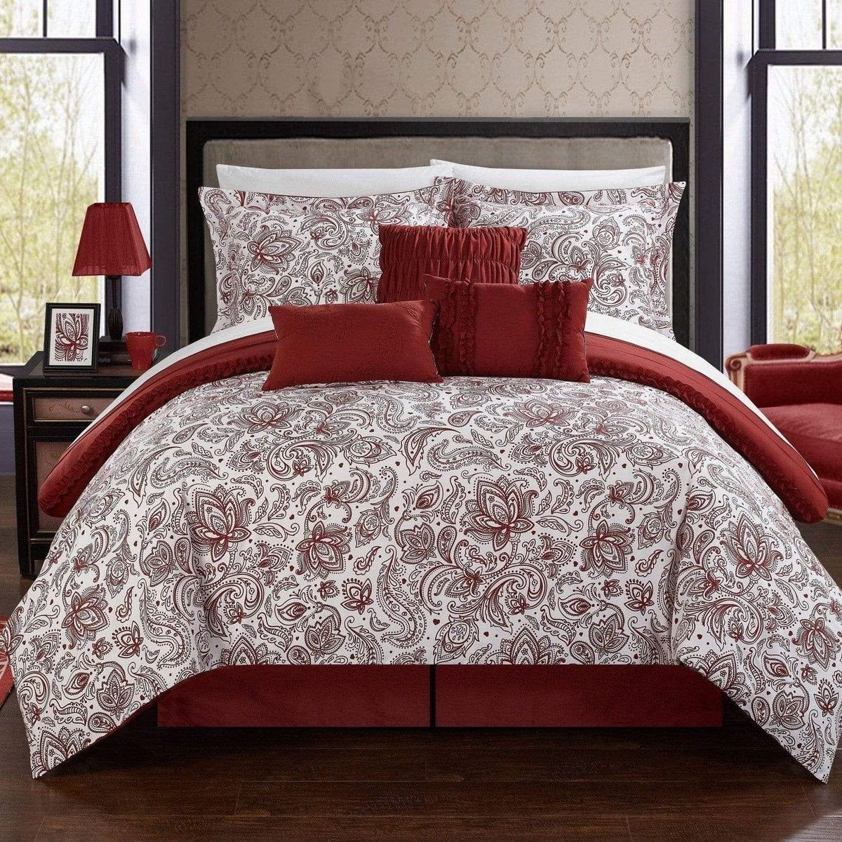 Chic Home Elle 11 Piece Reversible Comforter Set 