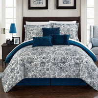 Chic Home Elle 11 Piece Reversible Comforter Set 