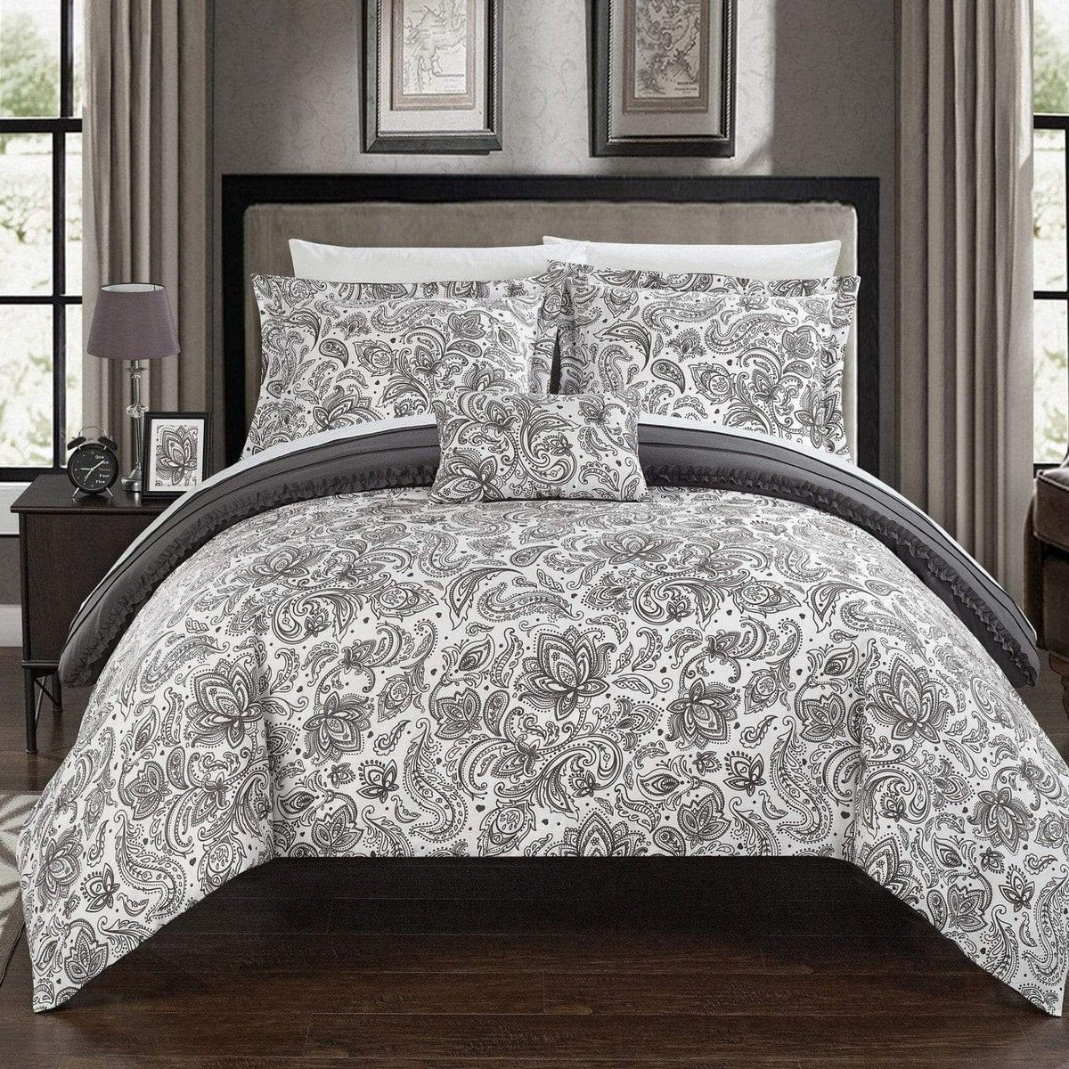 Chic Home Elle 11 Piece Reversible Comforter Set 