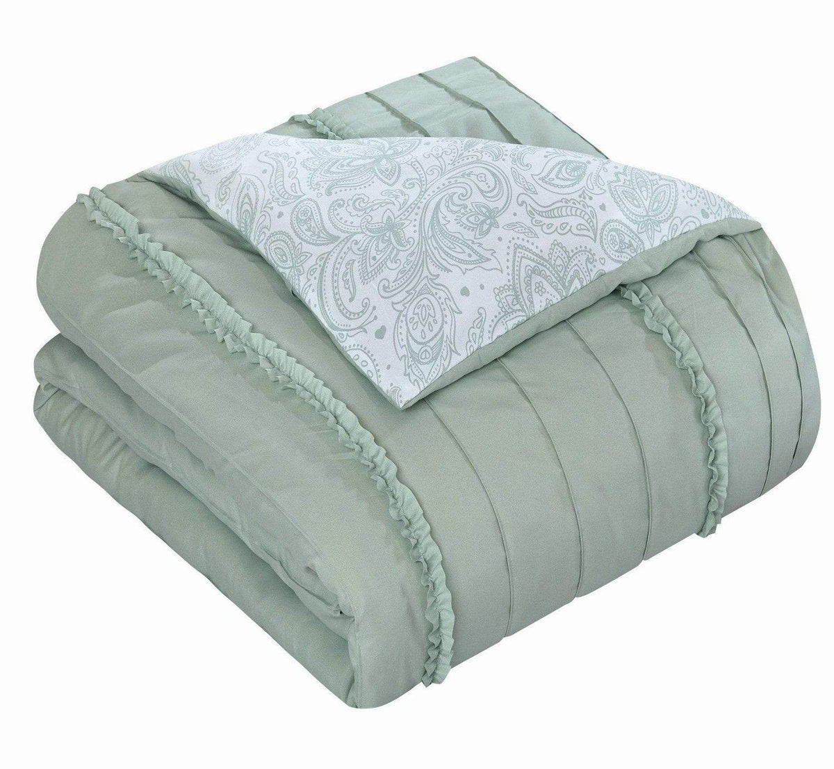 Chic Home Elle 7 Piece Reversible Comforter Set 