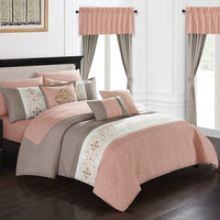 Chic Home Emily 20 Piece Floral Comforter Set 