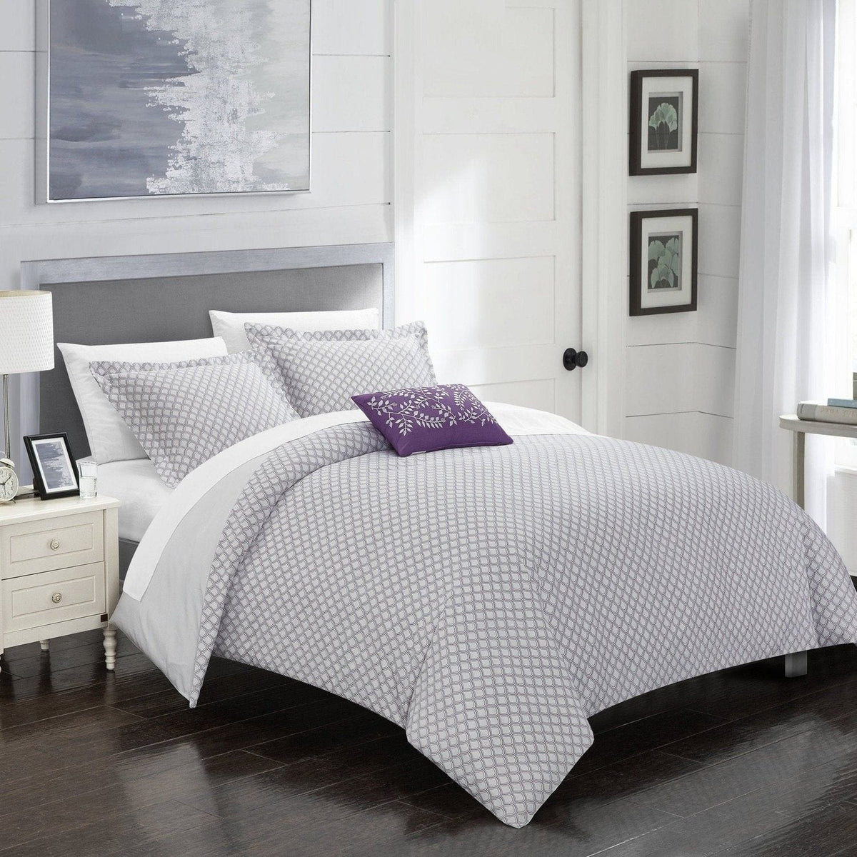 Chic Home Enchanted Garden 8 Piece Cotton Duvet Cover Set 
