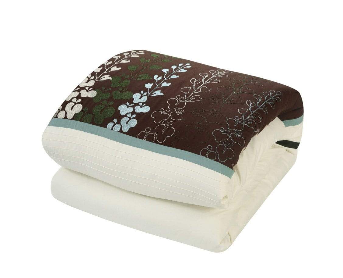 Chic Home Evan 12 Piece Floral Comforter Set 