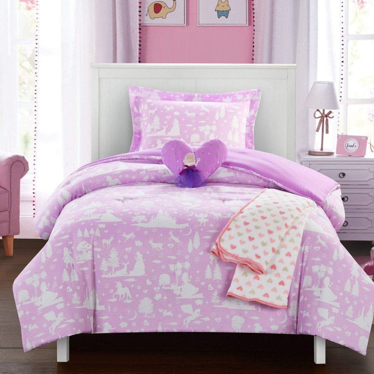 Chic Home Excalibur 5 Piece Fairy Tale Kids Comforter Set Bedding