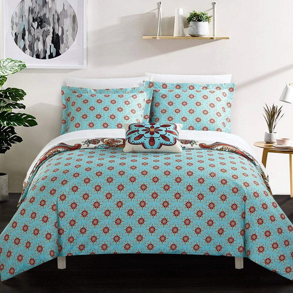 Chic Home Feinch 4 Piece Boho Duvet Cover Set 