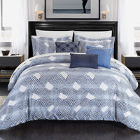 Chic Home Fiorella 10 Piece Jacquard Comforter Set 