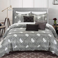 Chic Home Fiorella 10 Piece Jacquard Comforter Set 