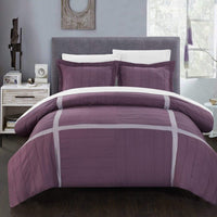 Chic Home Giselle 3 Piece Patchwork Duvet Cover Set 
