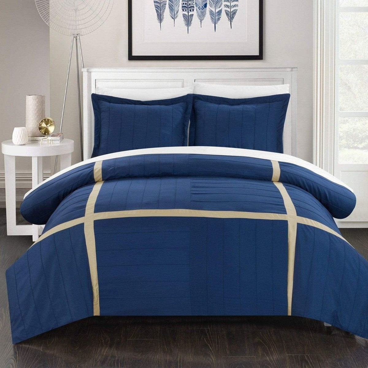 Chic Home Giselle 3 Piece Patchwork Duvet Cover Set 