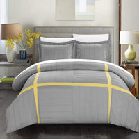 Chic Home Giselle 3 Piece Patchwork Duvet Cover Set 