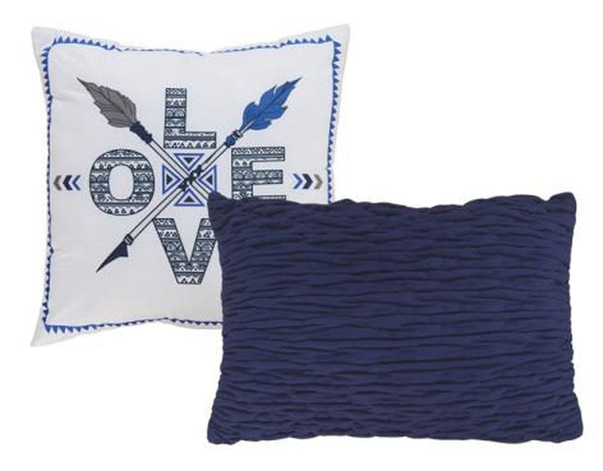 Chic Home Grand Palais 5 Piece Reversible Quilt Set 