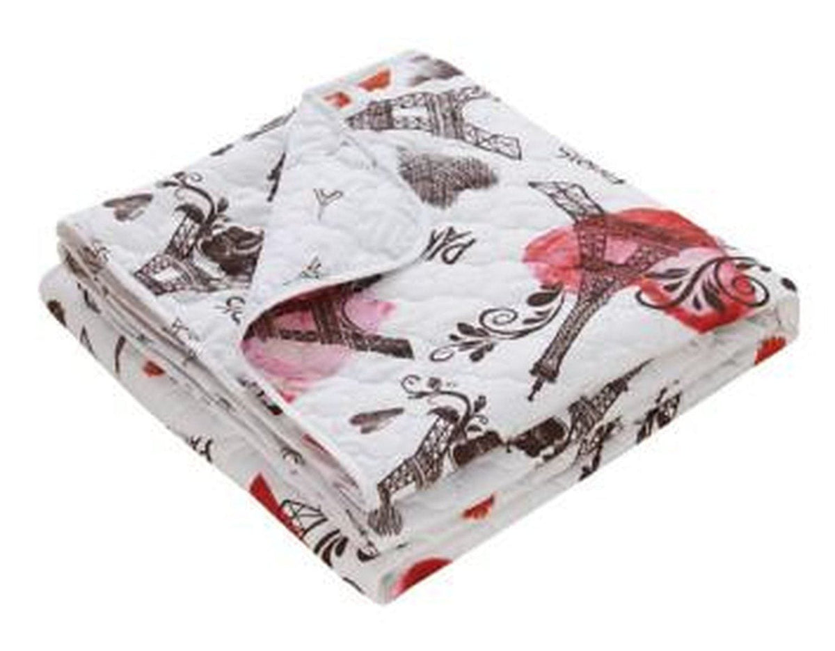 Chic Home Grand Palais 5 Piece Reversible Quilt Set 
