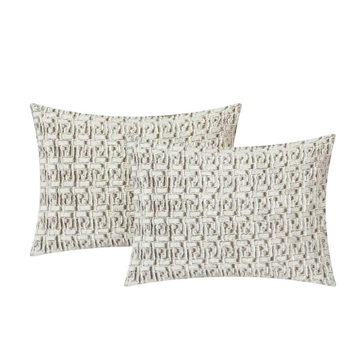 Chic Home Greece 7 Piece Faux Fur Comforter Set 