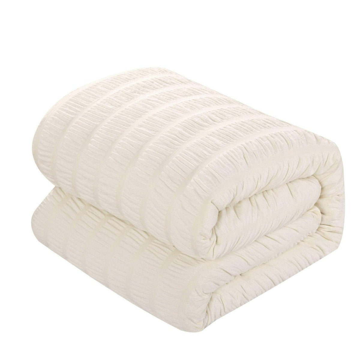 Chic Home Hadassah 10 Piece Striped Comforter Set 