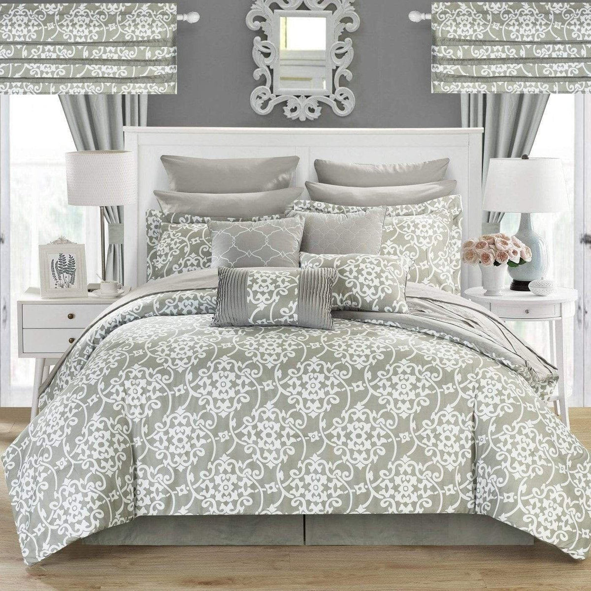 Chic Home Hailee 24 Piece Reversible Comforter Set 
