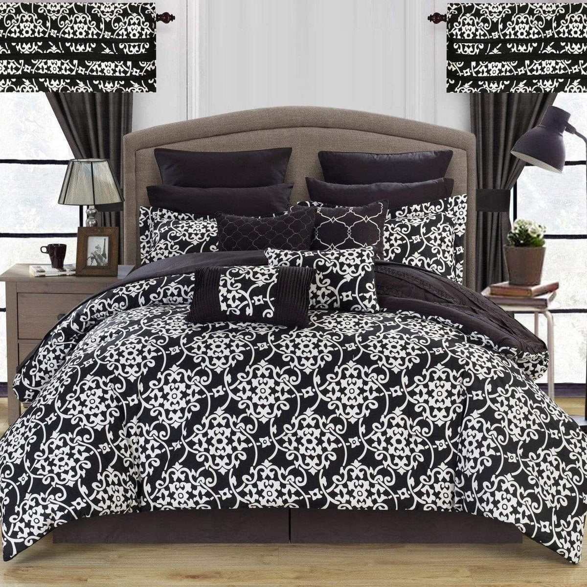 Chic Home Hailee 24 Piece Reversible Comforter Set 