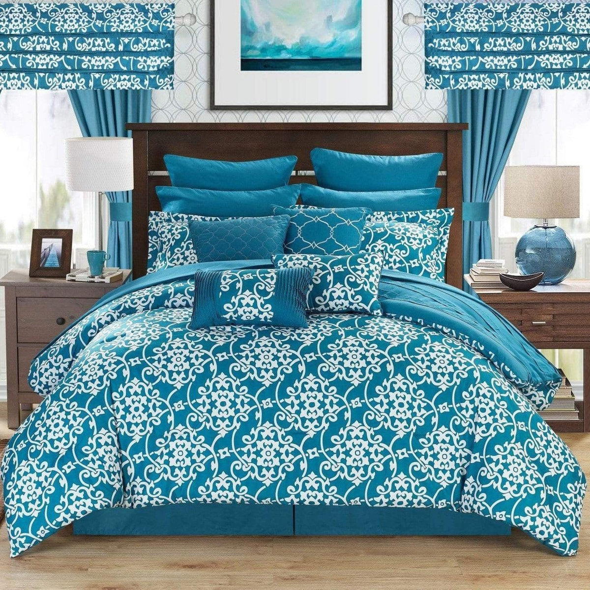 Chic Home Hailee 24 Piece Reversible Comforter Set 