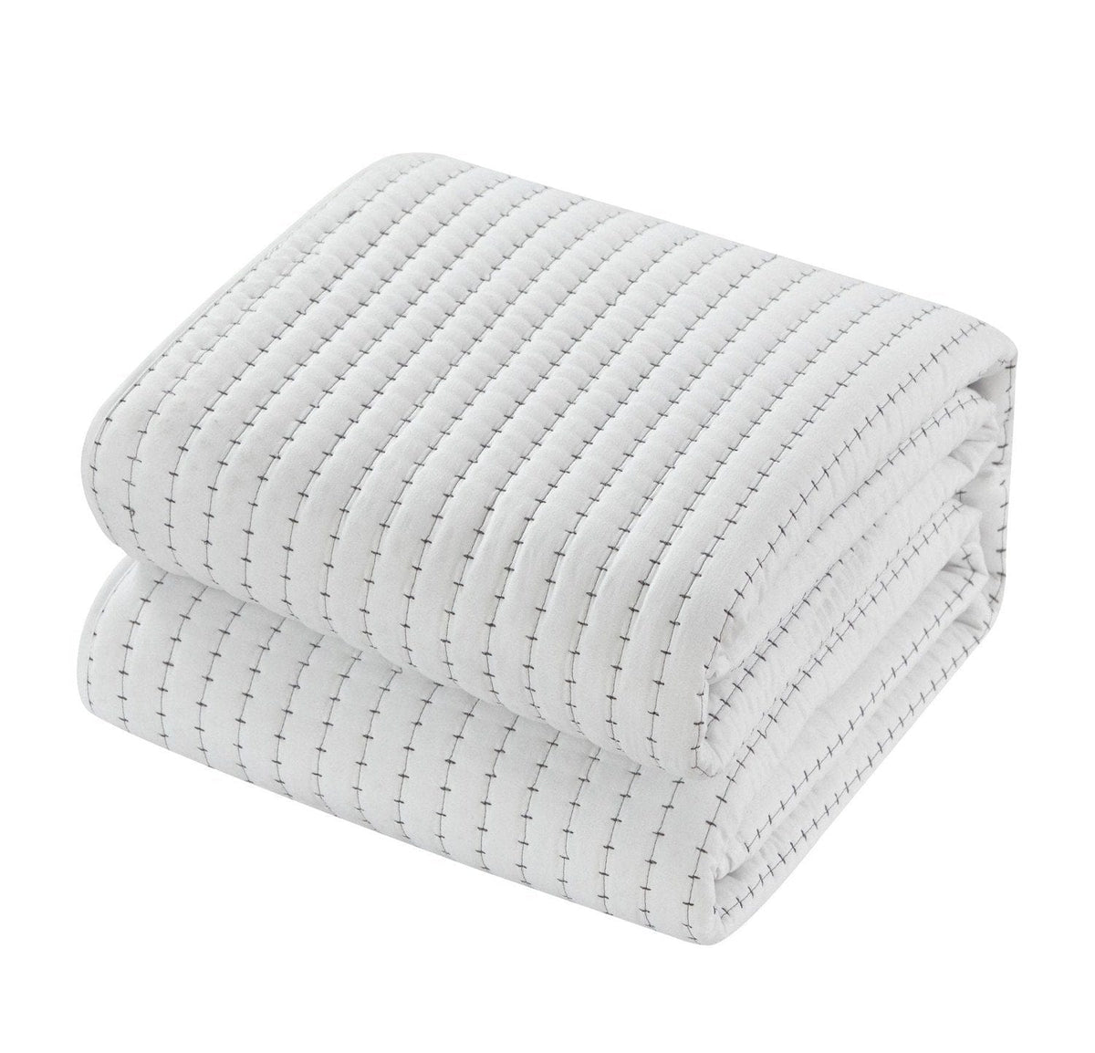 Chic Home Hayden 8 Piece Box Stitched Quilt Set 