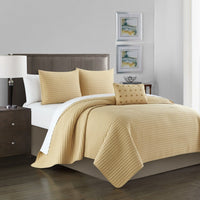 Chic Home Hayden 8 Piece Box Stitched Quilt Set 