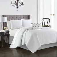 Chic Home Hayden 8 Piece Box Stitched Quilt Set 