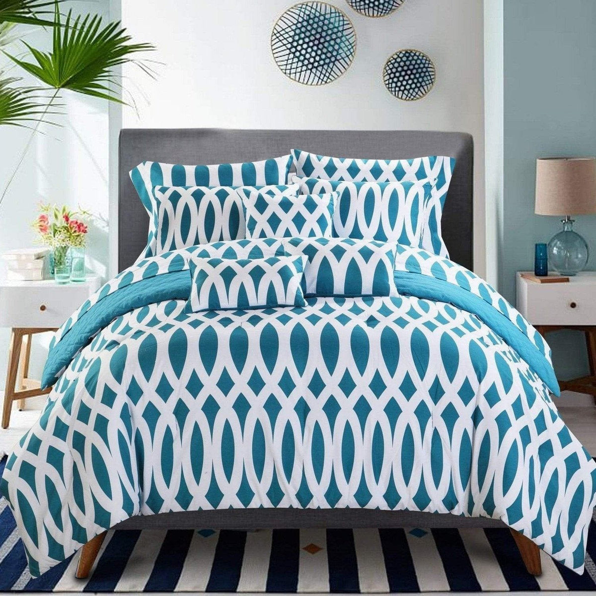 Chic Home Holland 10 Piece Embroidered Comforter Set 