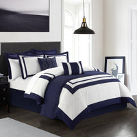 Chic Home Hortense 12 Piece Comforter and Quilt Set 