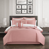Chic Home Hortense 12 Piece Comforter and Quilt Set 