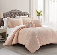 Chic Home Hubli 5 Piece Embroidered Comforter Set 