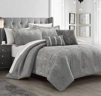 Chic Home Hubli 5 Piece Embroidered Comforter Set 