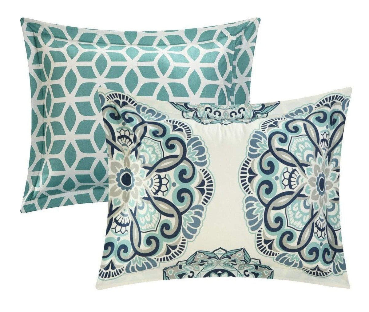 Chic Home Ibiza 7 Piece Boho Duvet Cover Set 