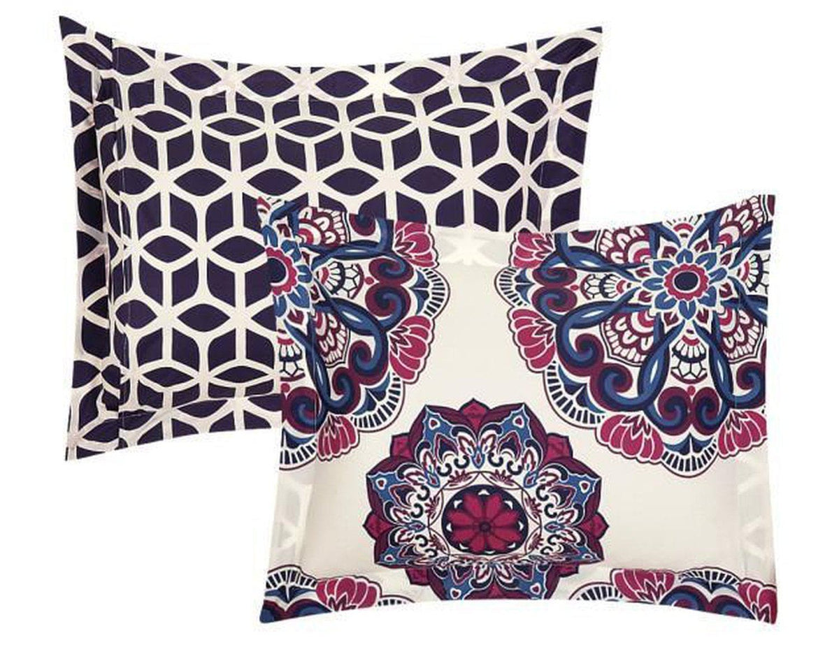 Chic Home Ibiza 7 Piece Boho Duvet Cover Set 