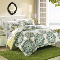 Chic Home Ibiza 7 Piece Boho Duvet Cover Set Yellow