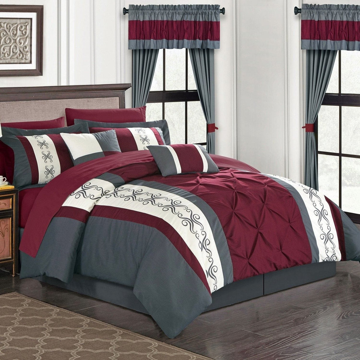Chic Home Icaria 20 Piece Color Comforter Set 