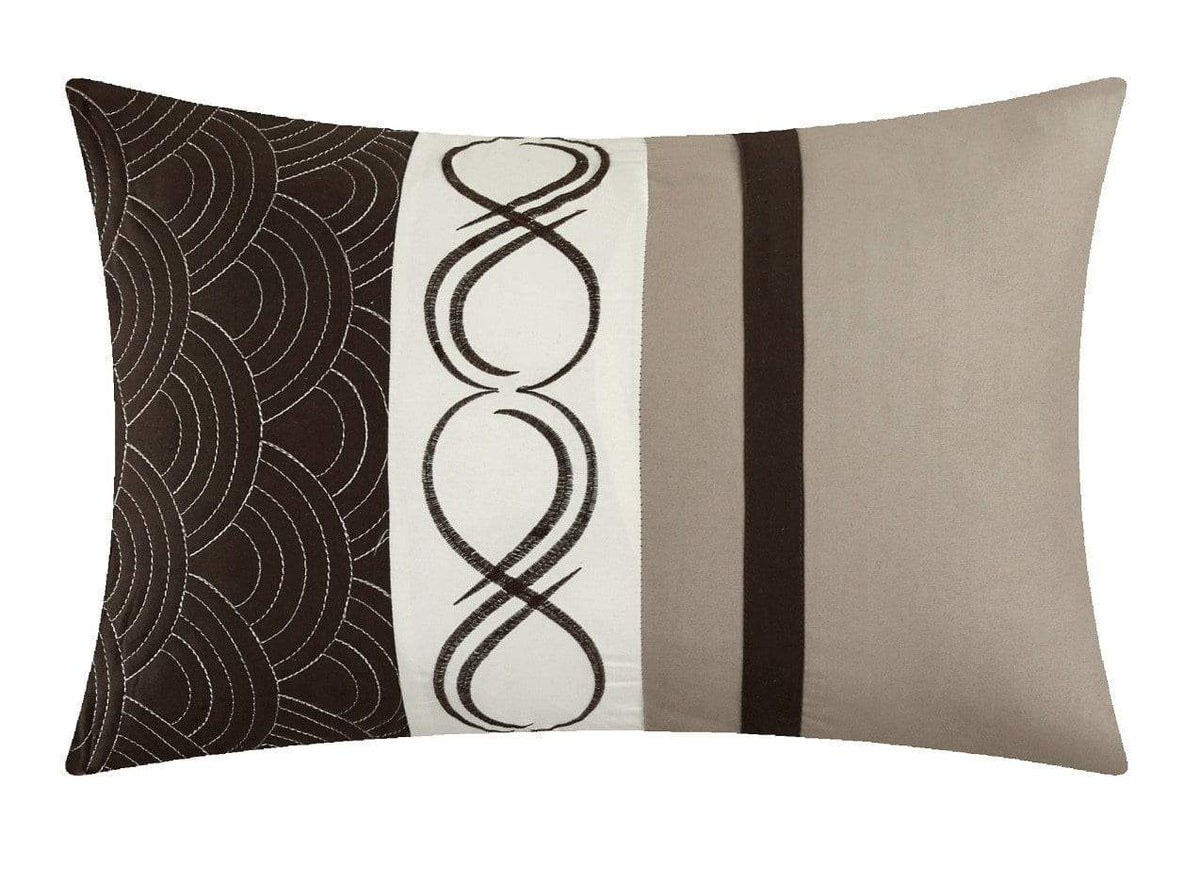 Chic Home Idit 24 Piece Color Block Comforter Set 