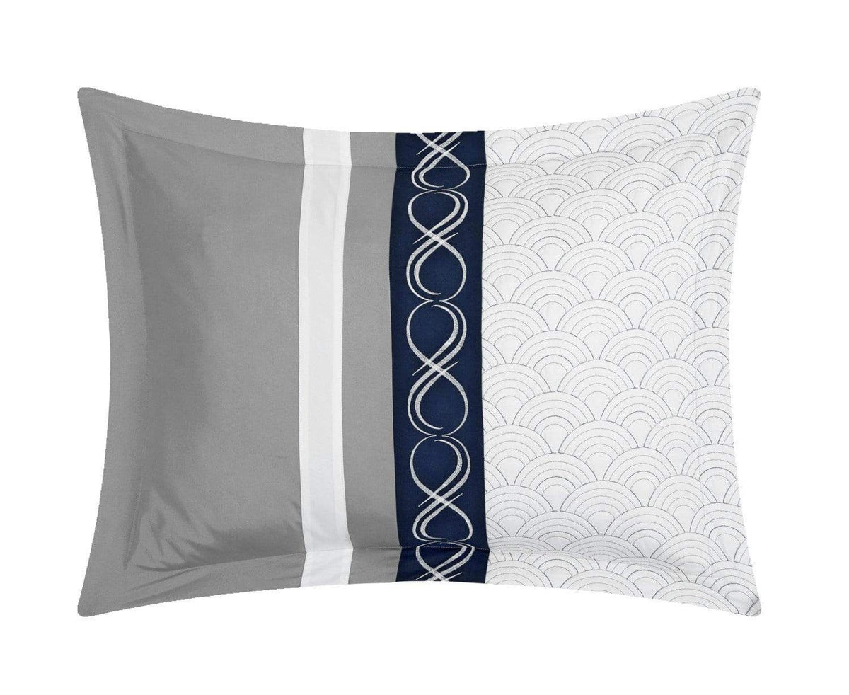 Chic Home Idit 24 Piece Color Block Comforter Set 