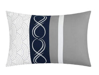 Chic Home Idit 24 Piece Color Block Comforter Set 