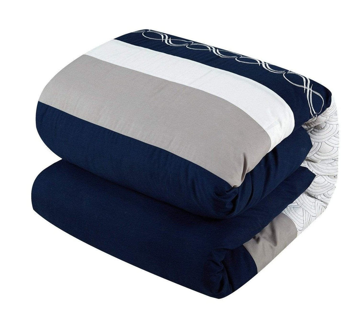 Chic Home Idit 24 Piece Color Block Comforter Set 