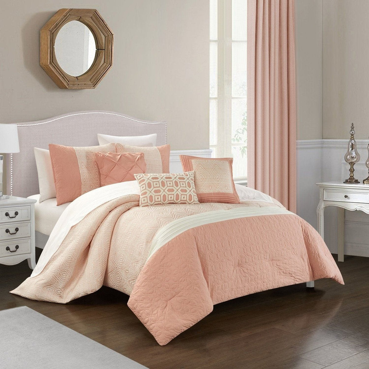 Chic Home Imani 10 Piece Jacquard Comforter Set 