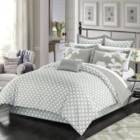 Chic Home Iris 7 Piece Floral Comforter Set 