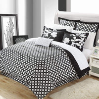 Chic Home Iris 7 Piece Floral Comforter Set 