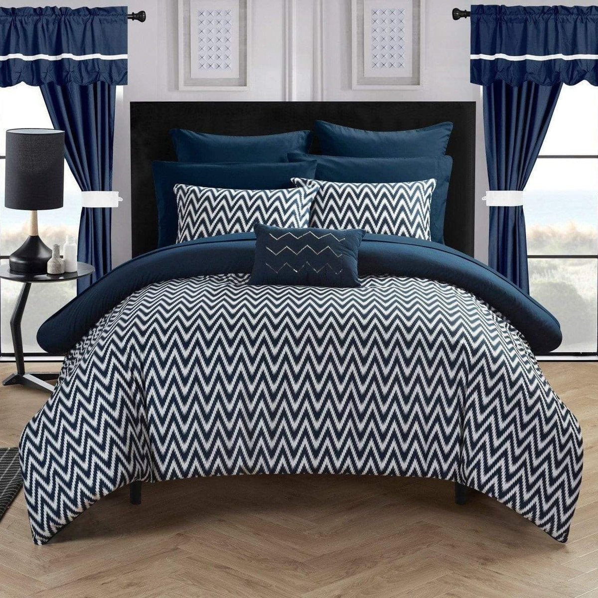 Chic Home Jacksonville 20 Piece Reversible Comforter Set 