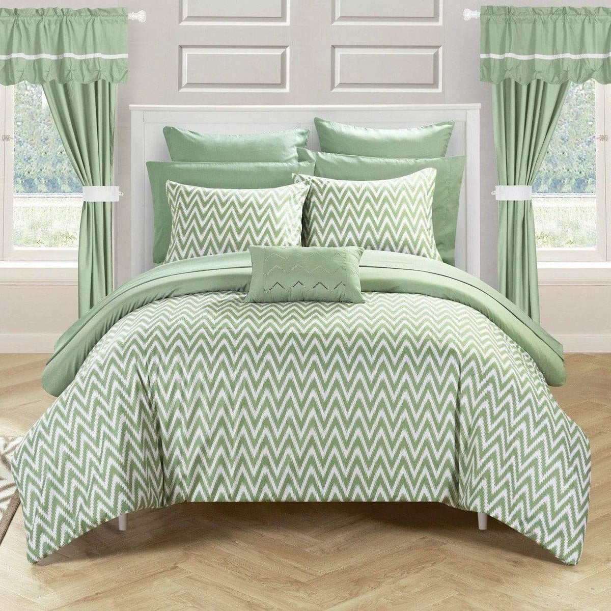 Chic Home Jacksonville 20 Piece Reversible Comforter Set 