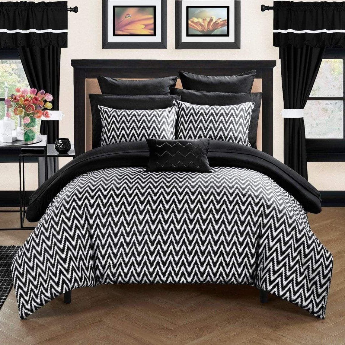 Chic Home Jacksonville 20 Piece Reversible Comforter Set 