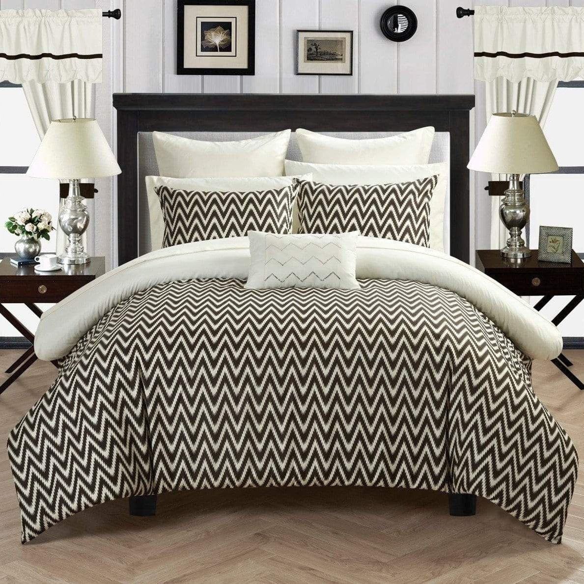 Chic Home Jacksonville 20 Piece Reversible Comforter Set 