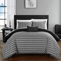 Chic Home Jacky 4 Piece Reversible Comforter Set 