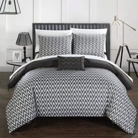 Chic Home Jacky 8 Piece Reversible Comforter Set 