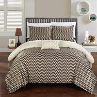 Chic Home Jacky 8 Piece Reversible Comforter Set 