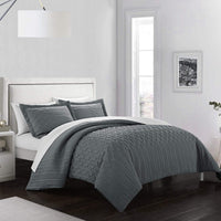 Chic Home Jazmine 3 Piece Embossed Comforter Set 
